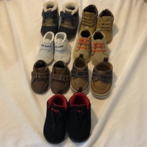 Baby boy shoes!!! Nb - 6 month size (7 pairs)